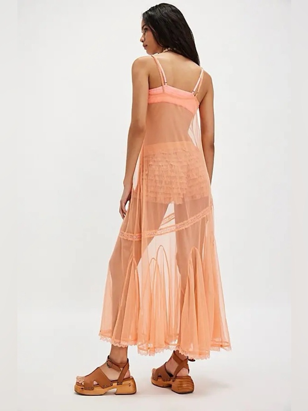 Free People Madeline Mesh Maxi Slip - Picture 5 of 10